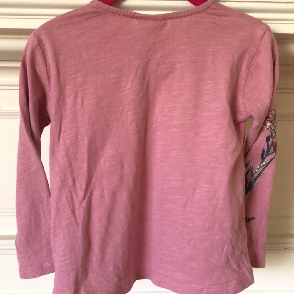 Zara Girls Long Sleeve Pink Top - Picture 7 of 7
